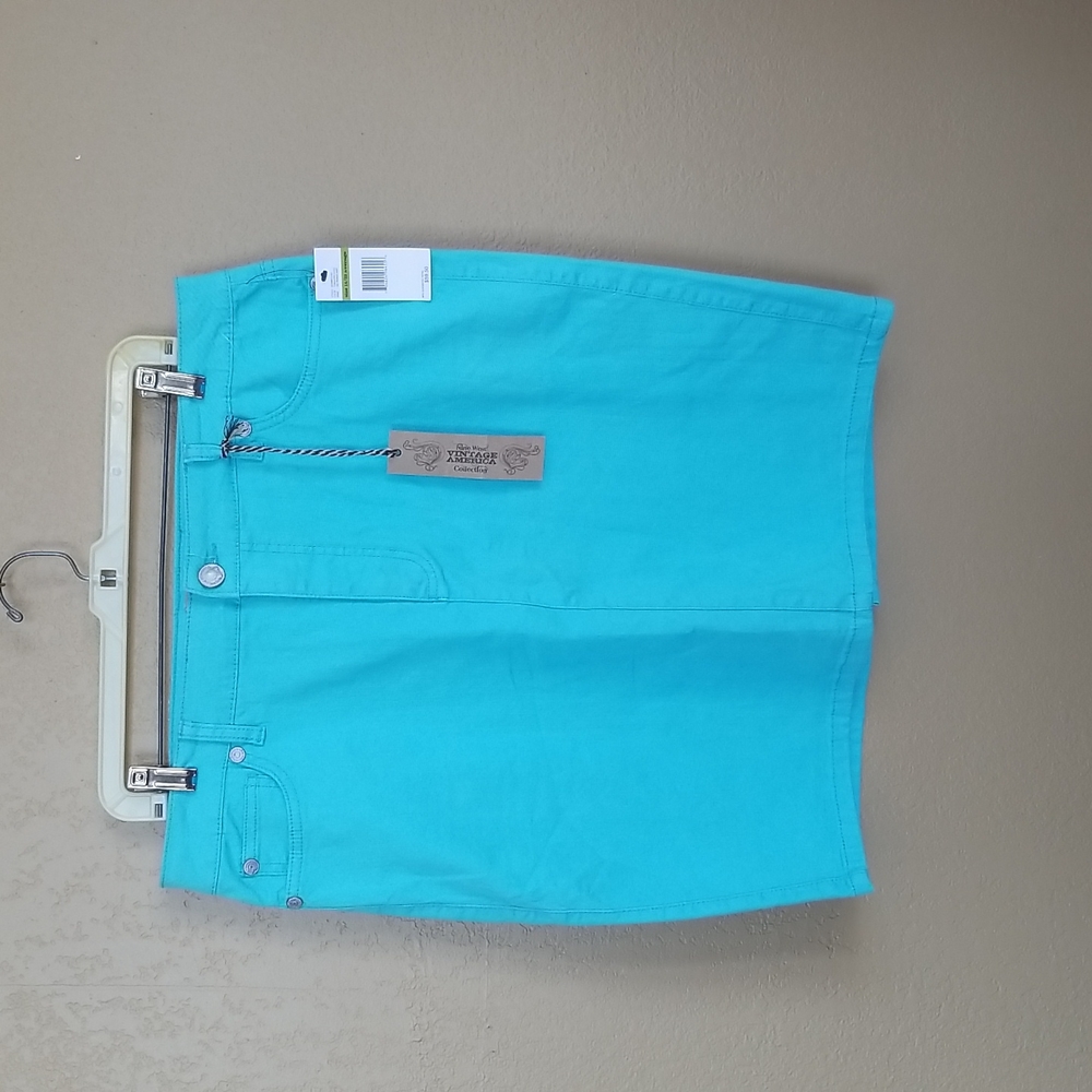 Nine West Turquoise Pencil Skirt